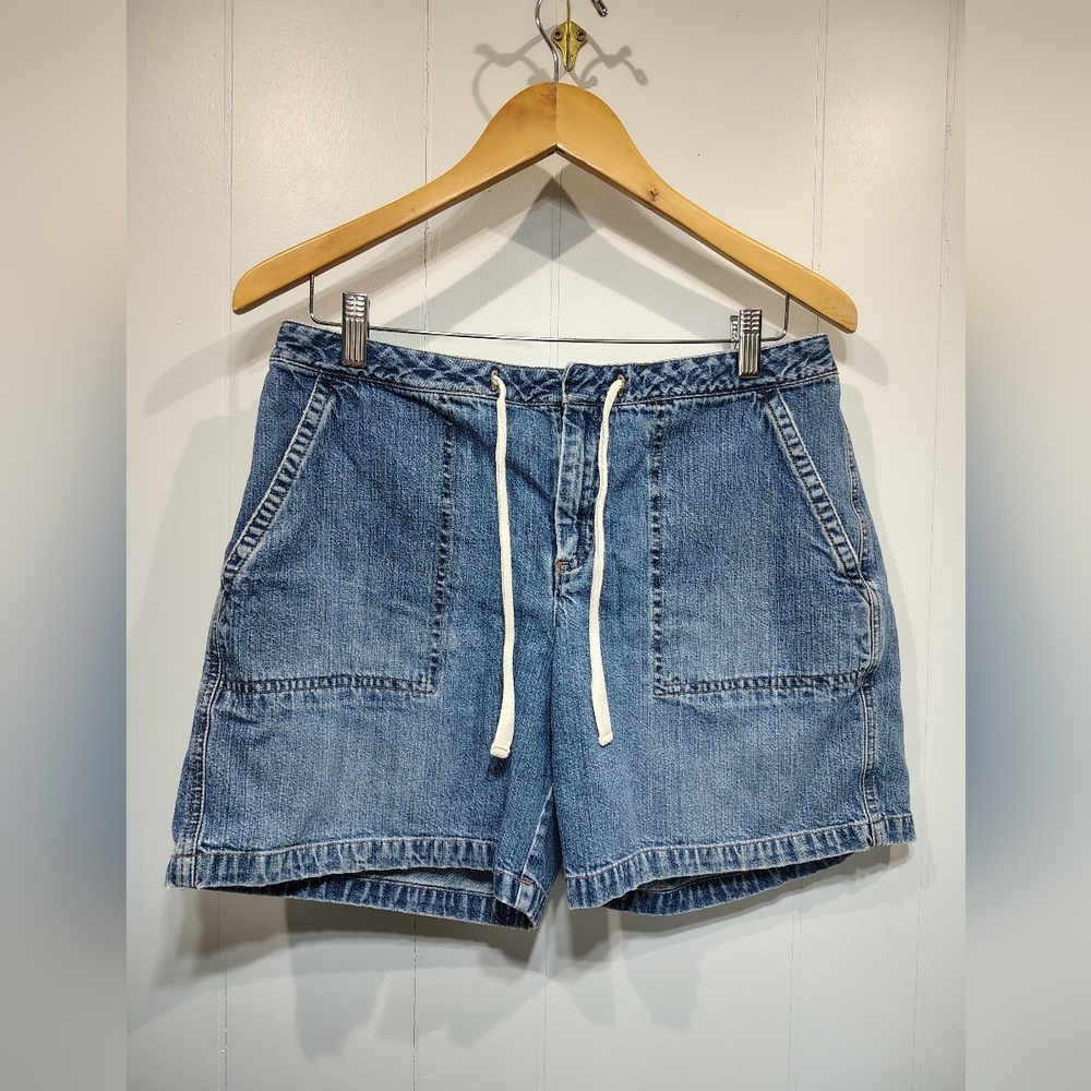 Old Navy Blue Jeans Denim Shorts Blue Size 10 Classic Mom